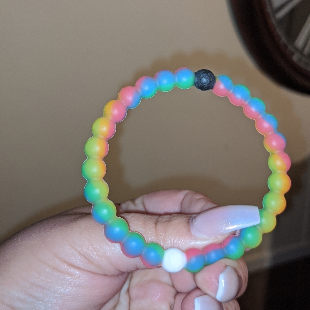 Lokai bracelet (rainbow/pride)